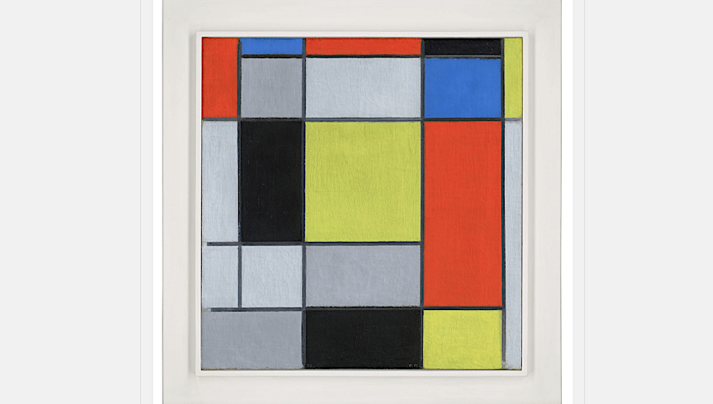 Mondrian's Composition III Christie's