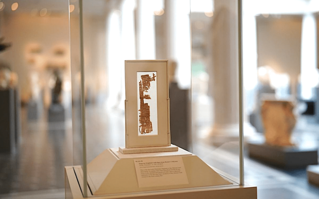 Oldest Surviving Fragment of Homer’s Odyssey On Display At The Met