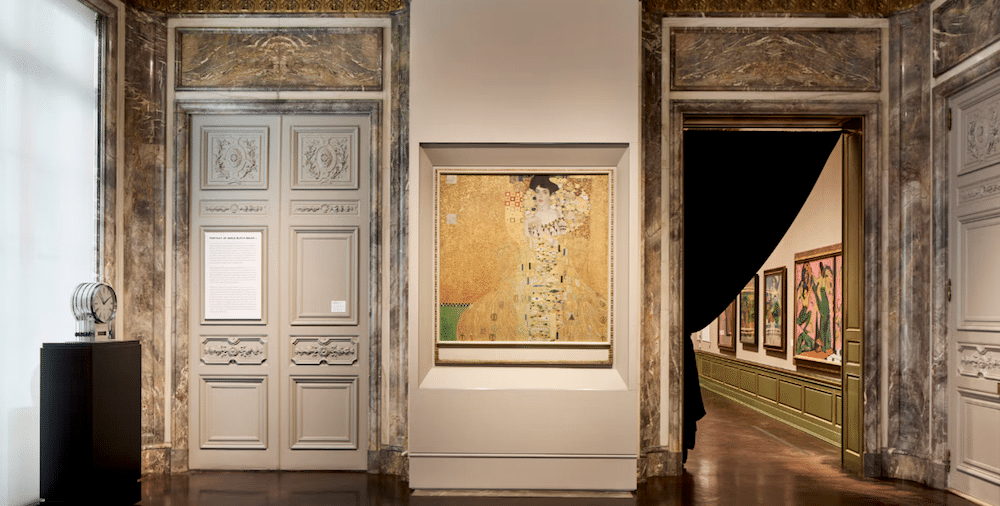 Installation view of the Klimt Gallery at Neue Galerie New York. Photo: Annie Schlechter