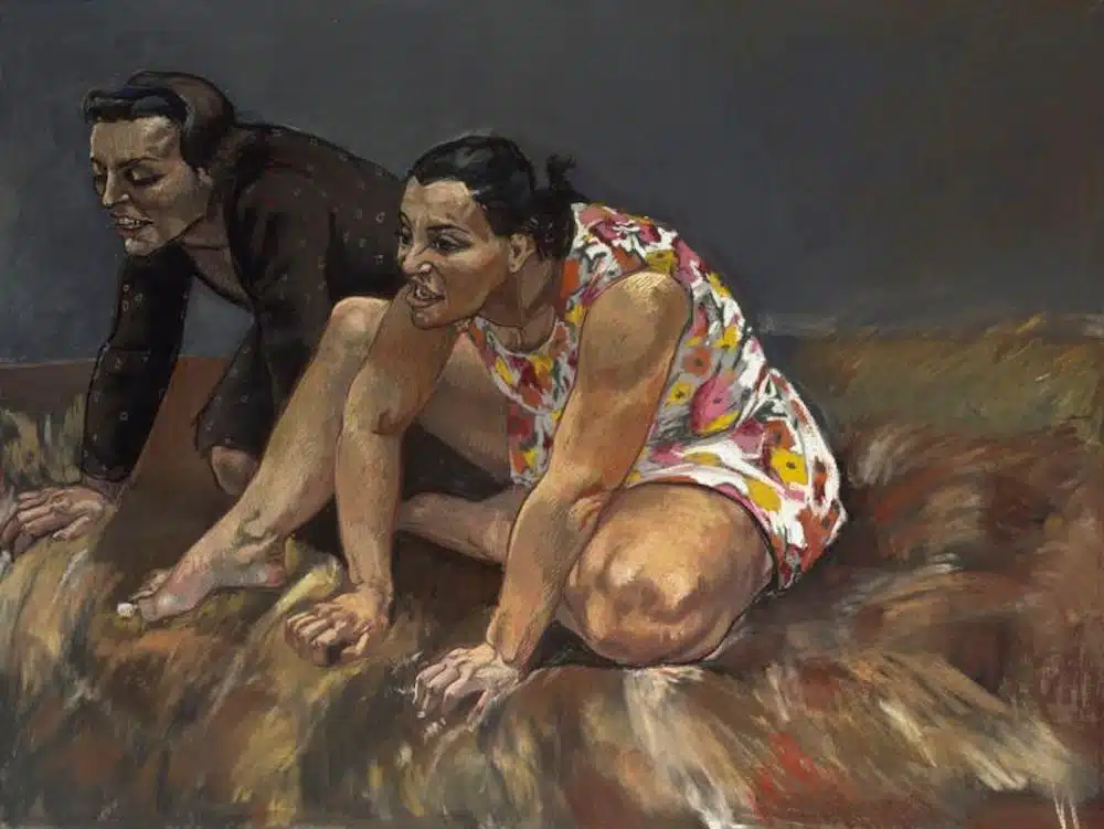 Paula Rego (1935-2022), Scavengers, 1994, pastel on canvas