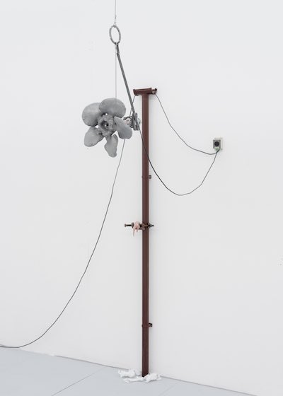 Maintenance Access, 2026Running Unattended, installation detail Installation view, Goldsmiths MFA Fine Art Degree Show, London, 2026 Photography: Rene Lazovy 