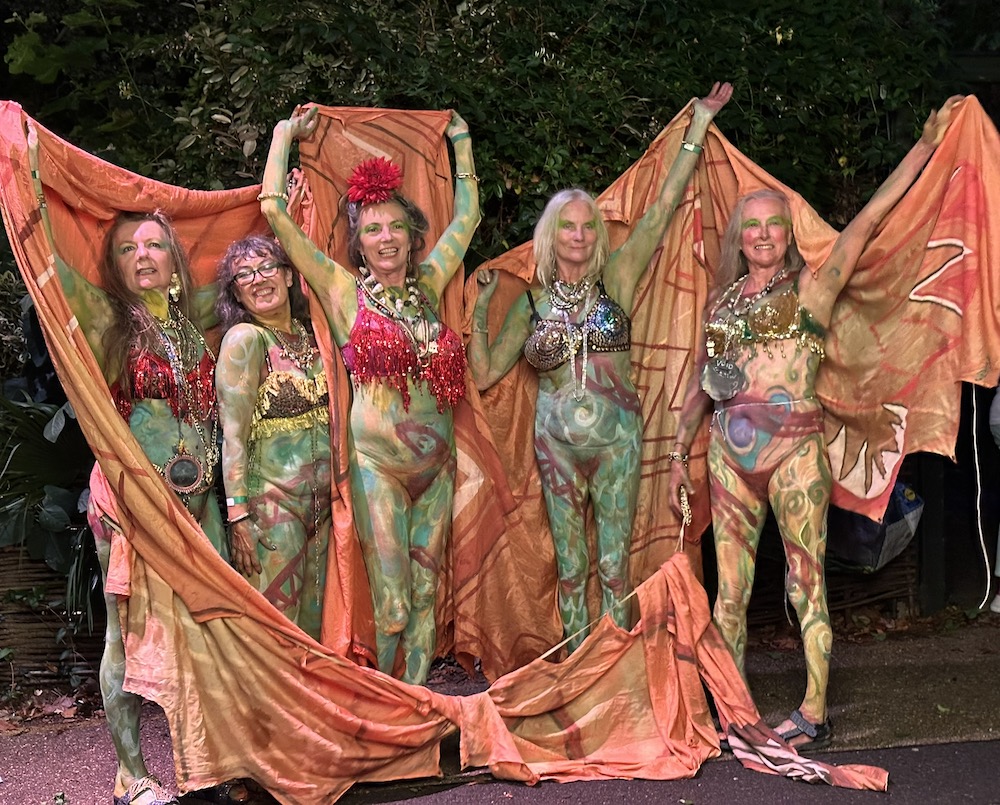 Neonaturists competing as Miss Woman O'sphere