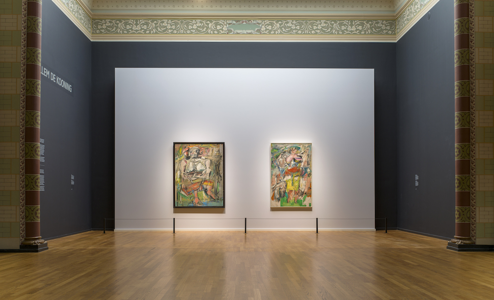 Installation view of Rijksmuseum exhibition 'Willem de Kooning at work', Photo Rijksmuseum, Peter Tijhuis