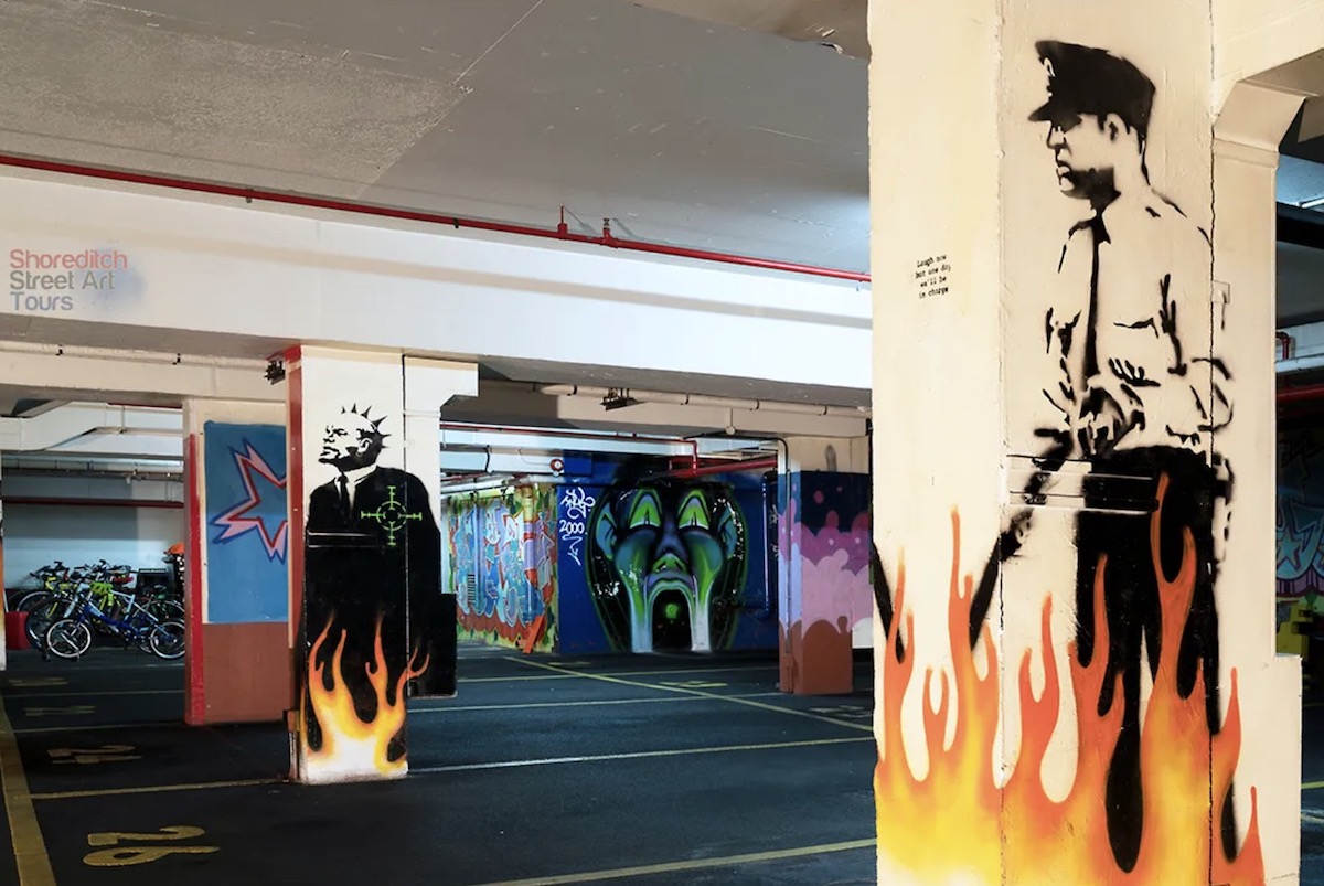 Huge Banksy Hoard Discovered In Swiss Embassy Carpark In London