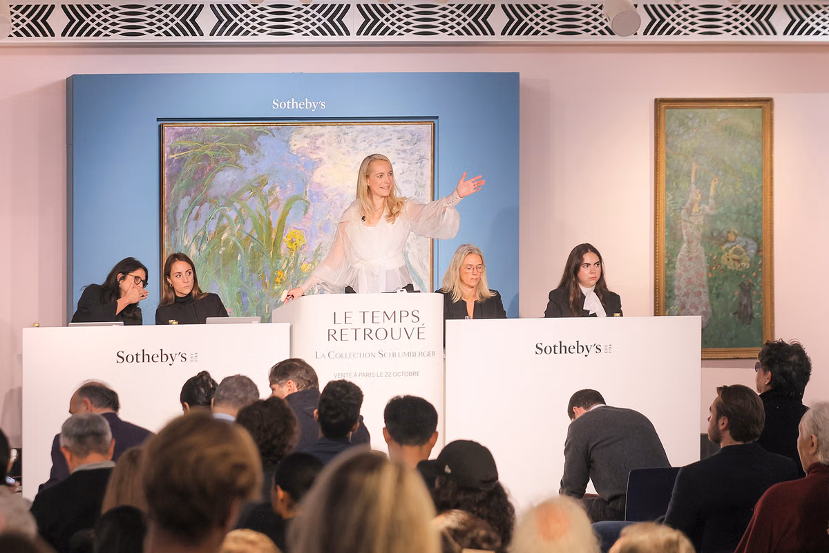 Monet’s Iris Painting Achieves Record €50 Million Sale at Sotheby’s Paris