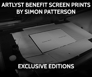 Artlyst Benefit screen prints by Simon Patterson. Exclusive Editions